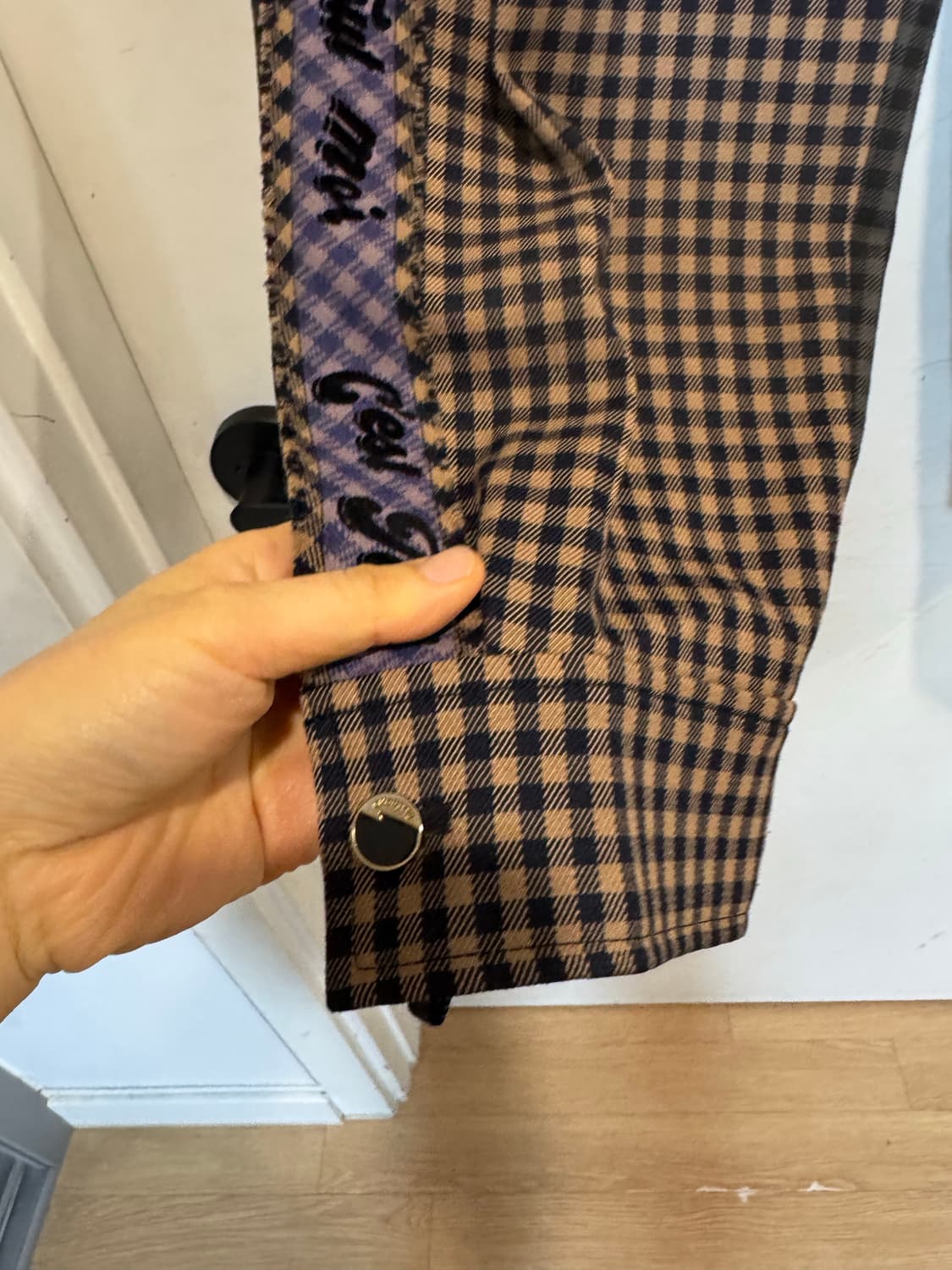 Luckychouette 럭키슈에뜨 체크 울 팬츠 상품이미지7