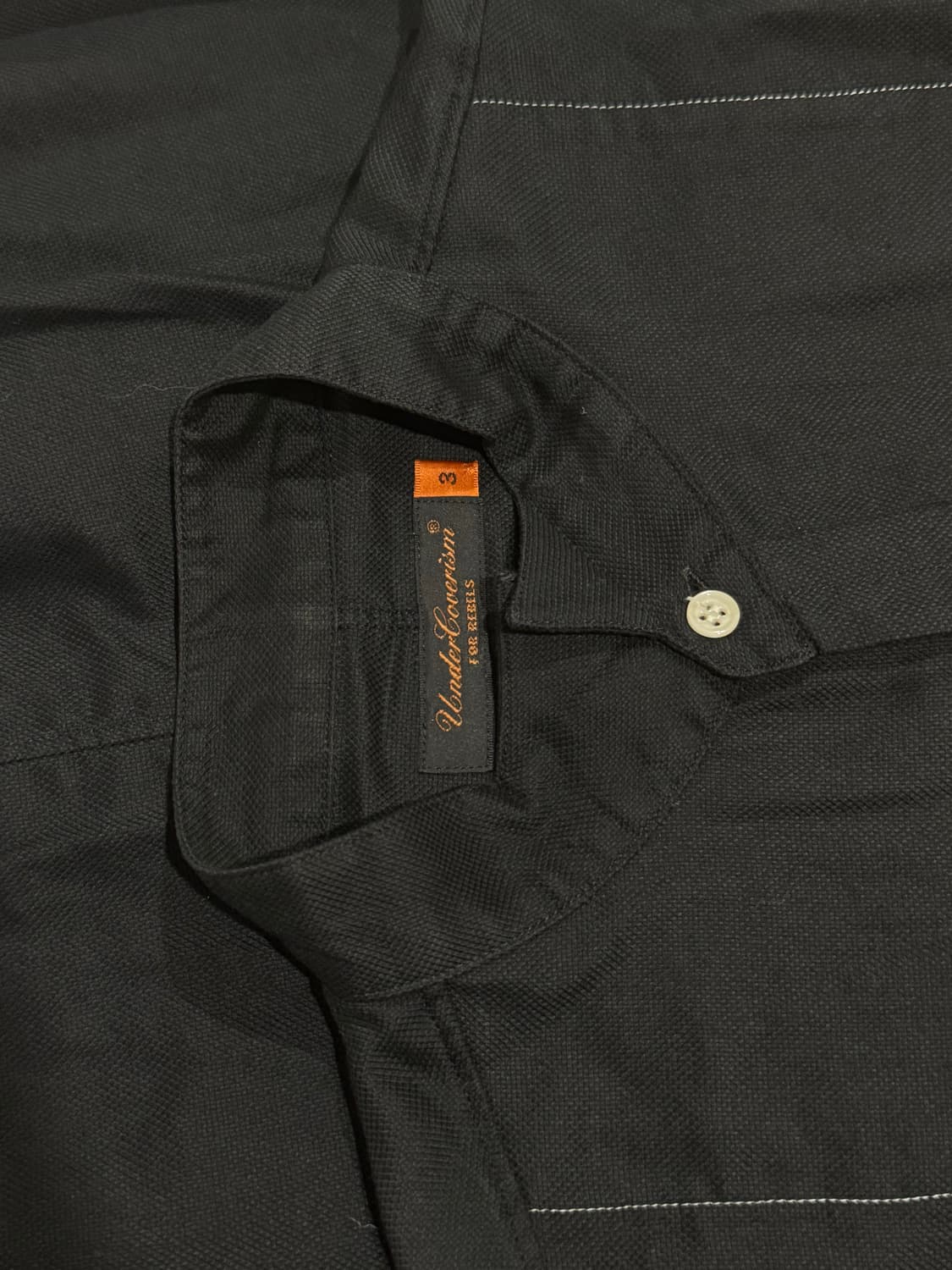 언더커버 07ss "PURPLE" 스퀘어 라인 버튼업 셔츠 상품이미지6