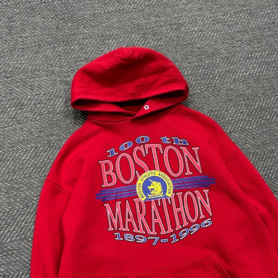 저지스 100주년 보스턴 마라톤 프린팅 후드티v0436 상품이미지3