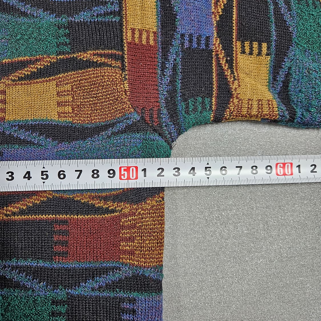 95-100) 이태리제 빈티지 패턴 니트 가디건 쿠지맛 상품이미지6