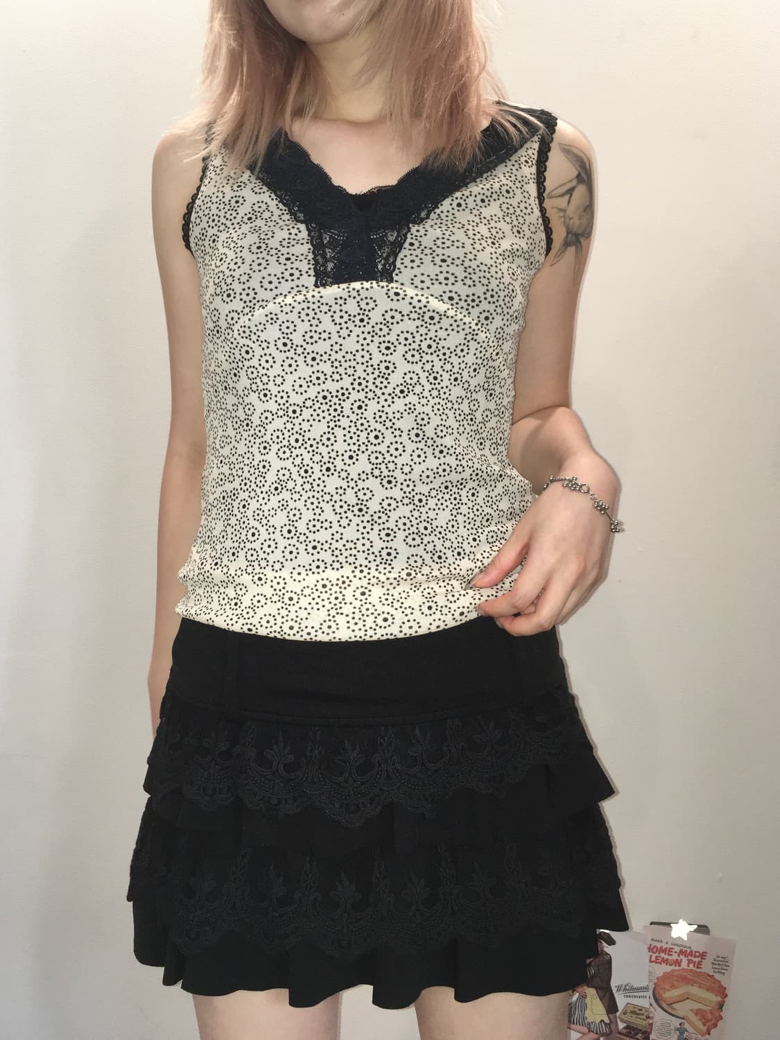 jpn vintage unique slim sleeveless 상품이미지2