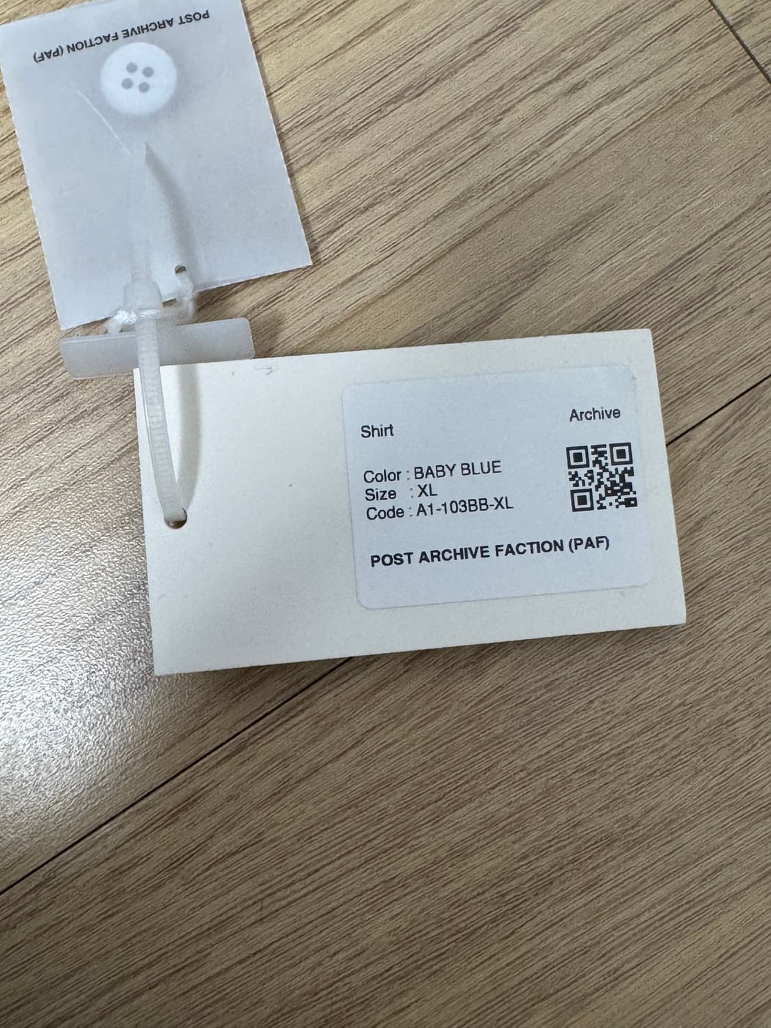 PAF 포스트 아카이브 팩션(파프) 8.0+ 베이비블루 체크 셔츠 XL 상품이미지7