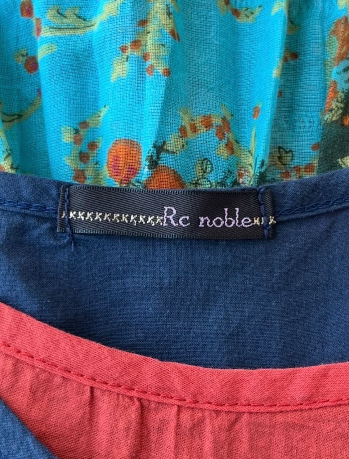 Rc noble 패치워크 맥시 원피스 상품이미지6