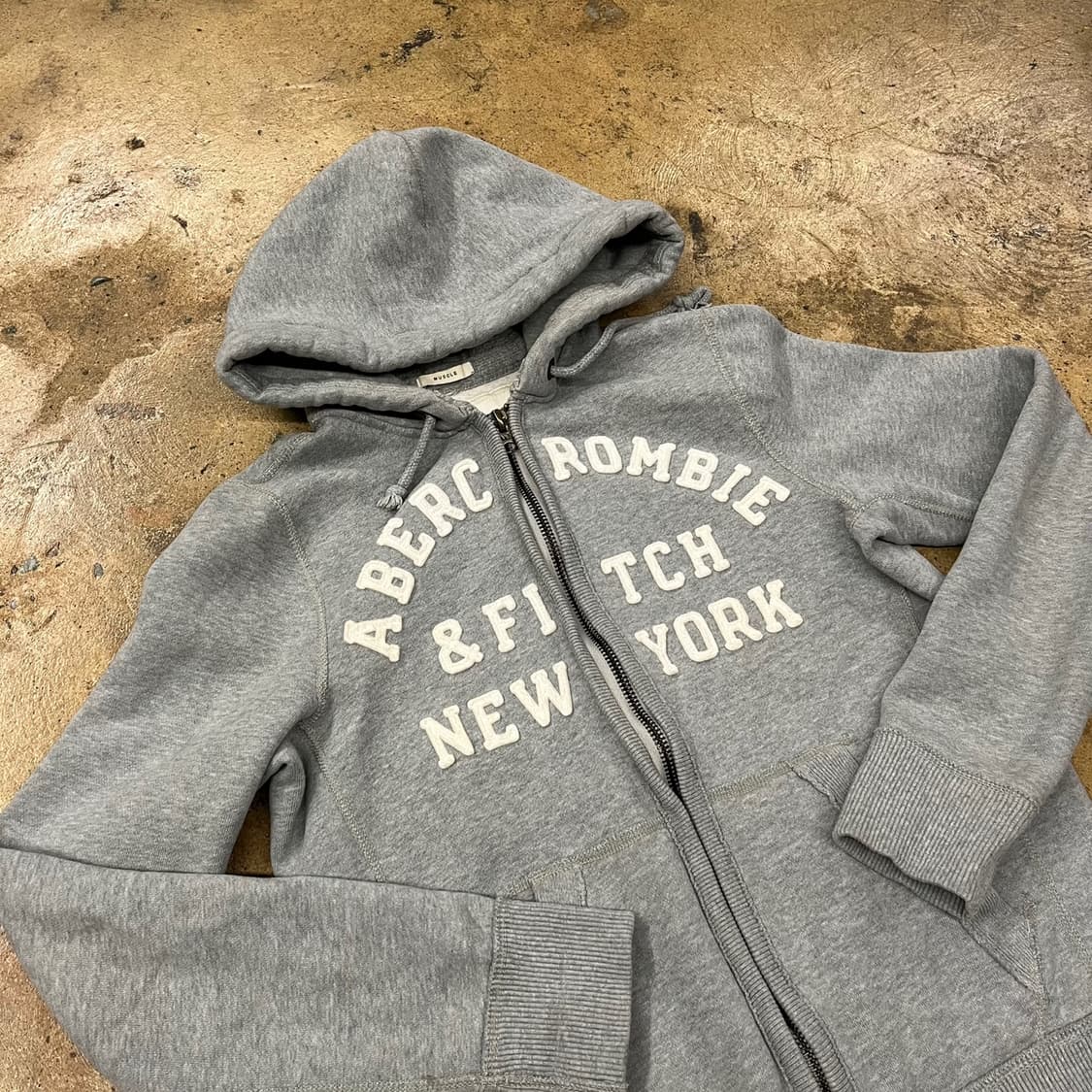 아베크롬비 그레이 후드집업 상품이미지1