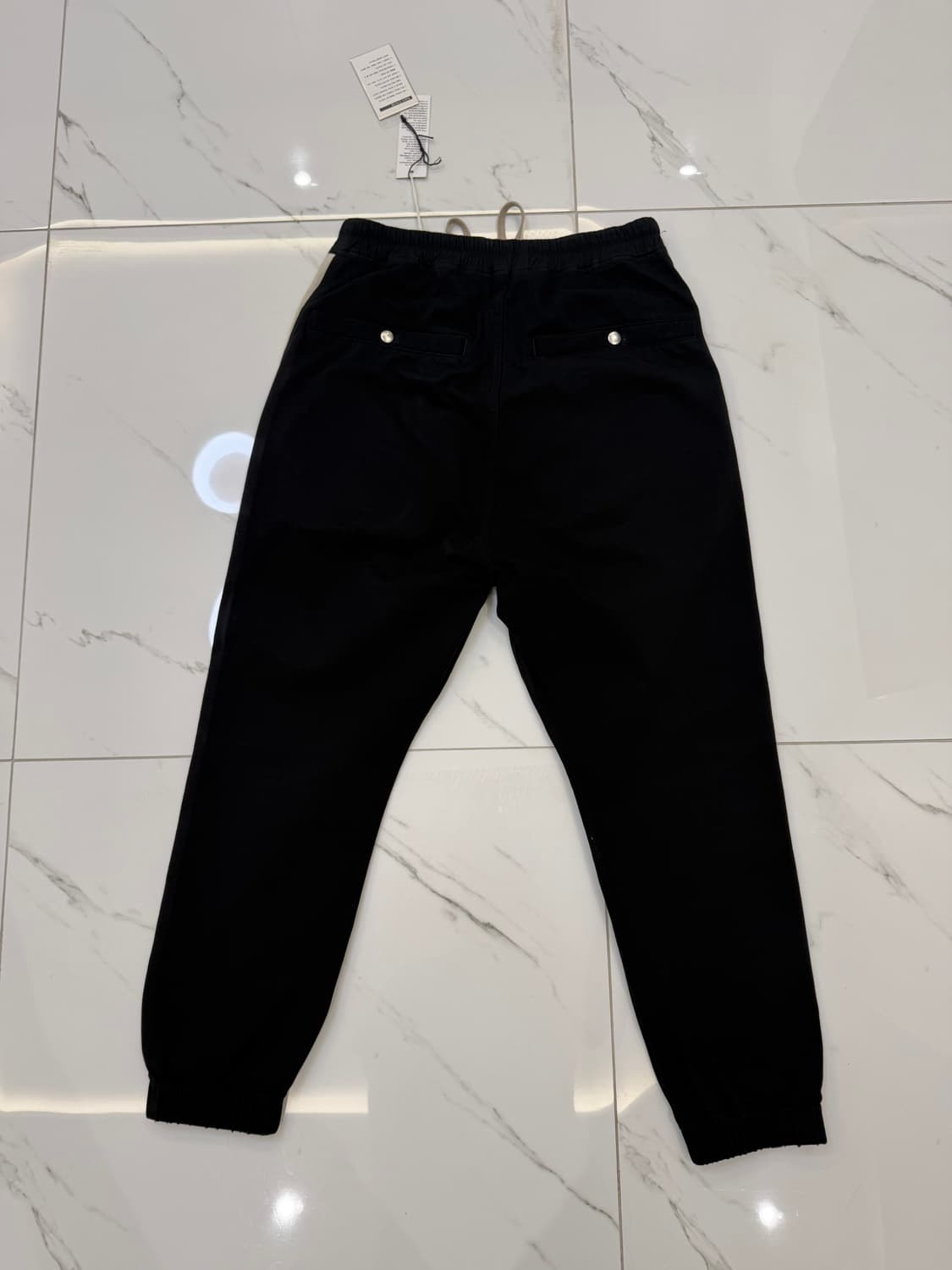 릭오웬스 블랙 사이드라인 배기팬츠 상품이미지2