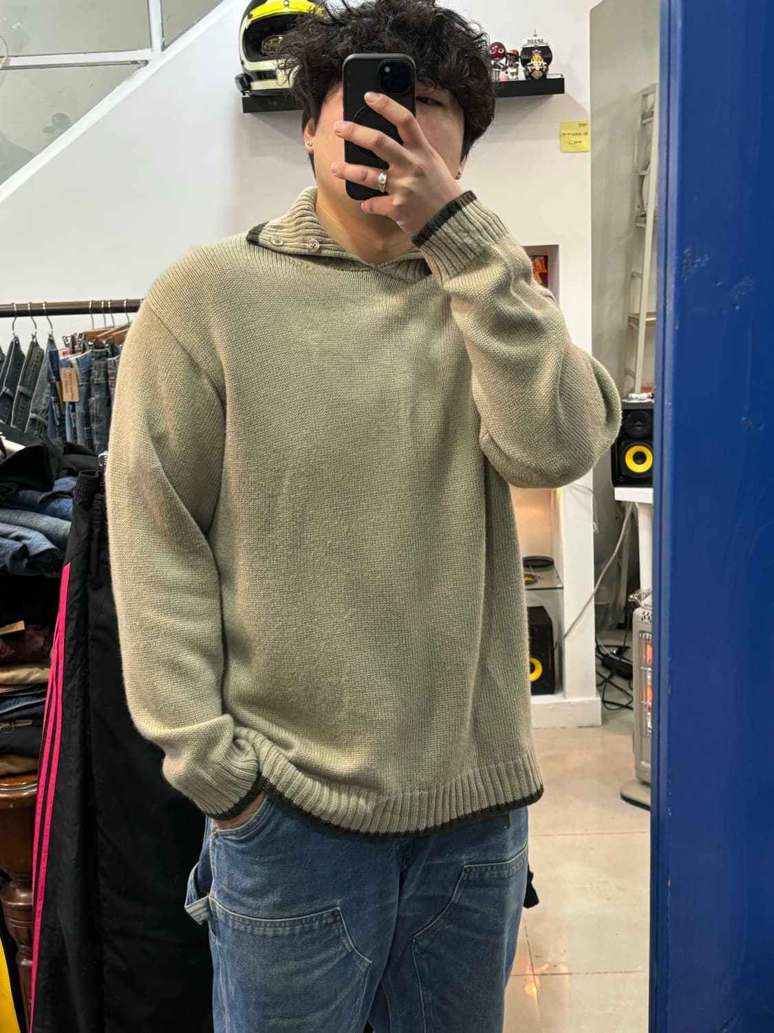 Eddie Bauer japan collar knit 상품이미지3