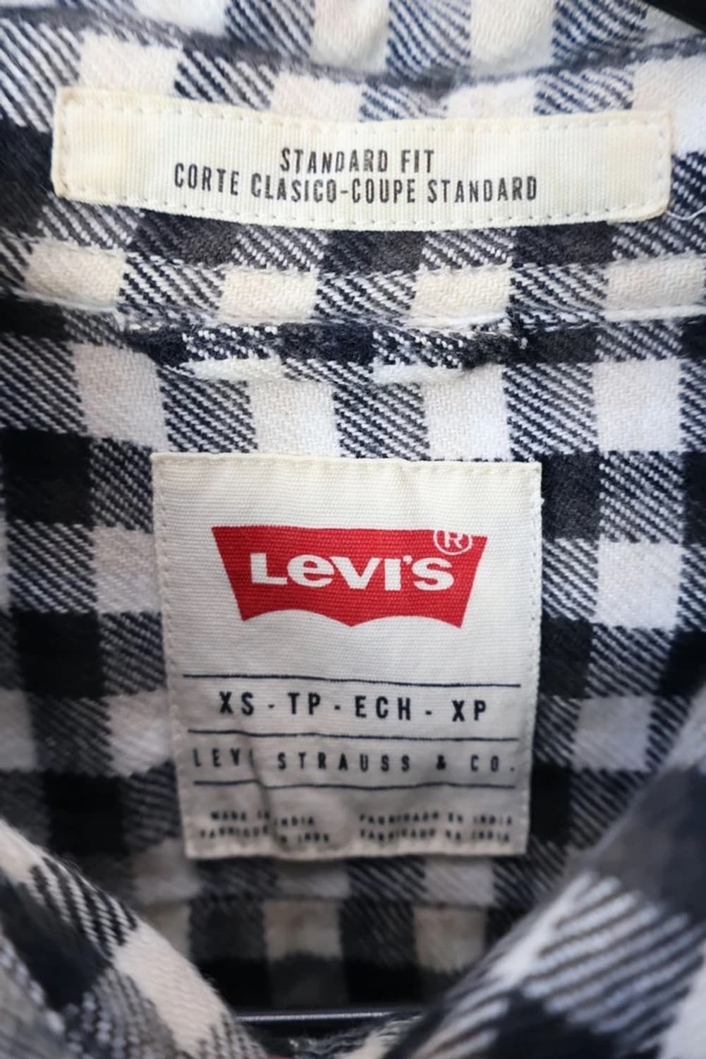 Levi’s Classic Gingham Cotton Shirt 상품이미지7