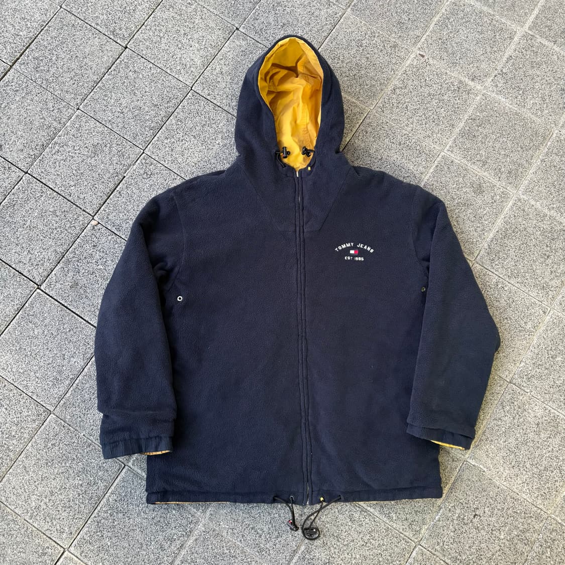 00s 타미힐피거 진스 리버시블 집업 자켓 상품이미지5