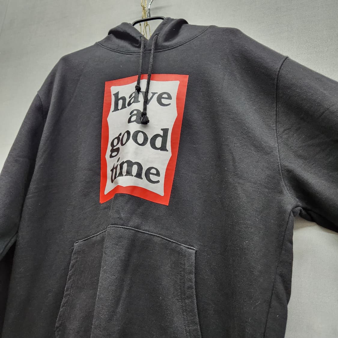 해브어굿타임 빅로고 후드티 XL(2XL) 상품이미지3