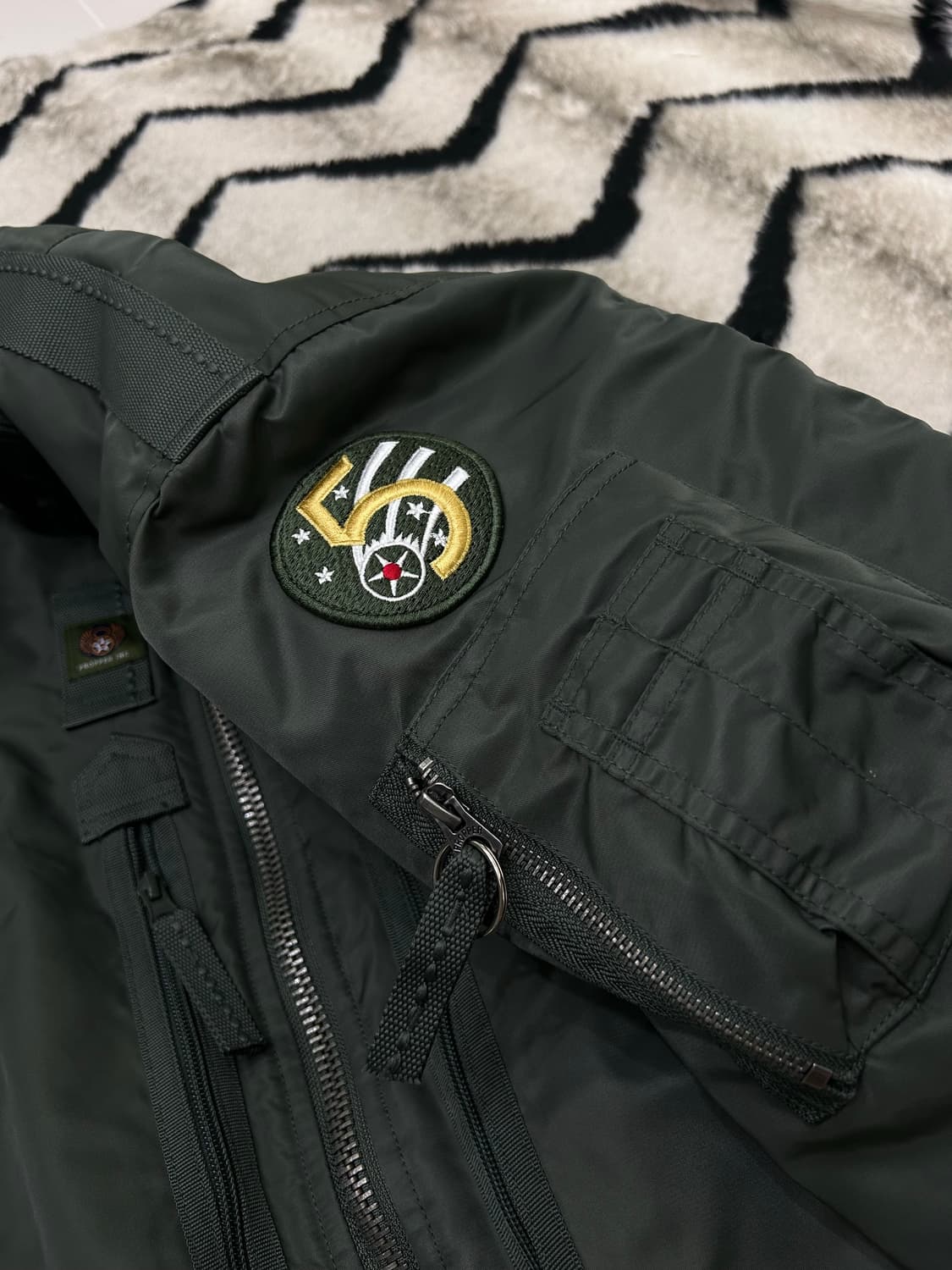 [XL]프로퍼 Ma-1 항공점퍼/카키 상품이미지1