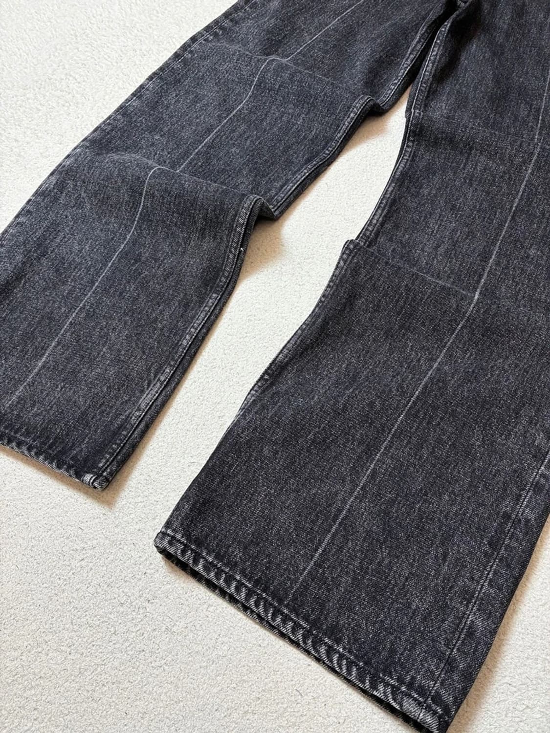 모드9 mod9 블랙 스타더스트 스트레이트 데님 팬츠 PN7655 상품이미지5