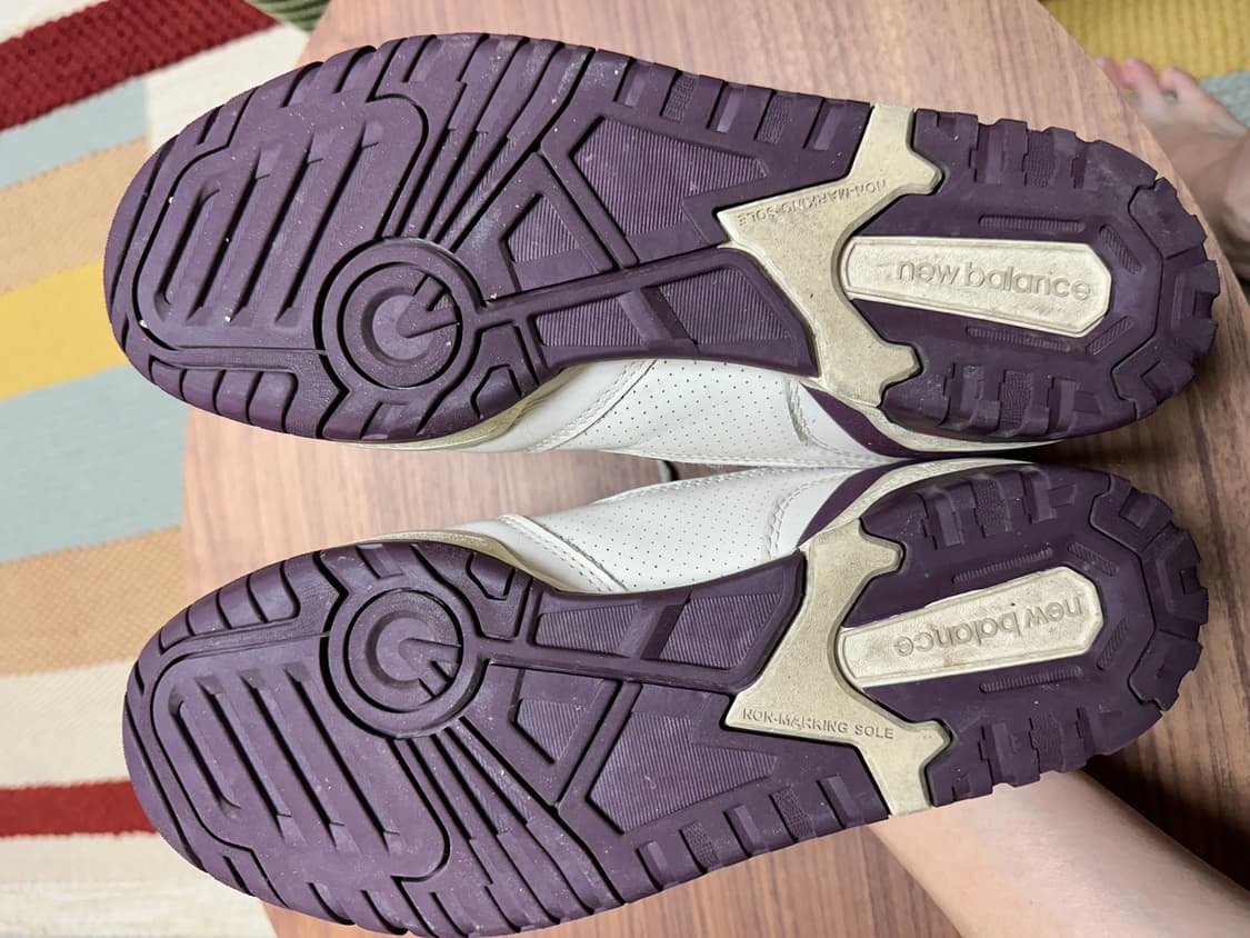 에임 레온 도르 뉴발란스 550 퍼플 사이즈 270 / US9 상품이미지4