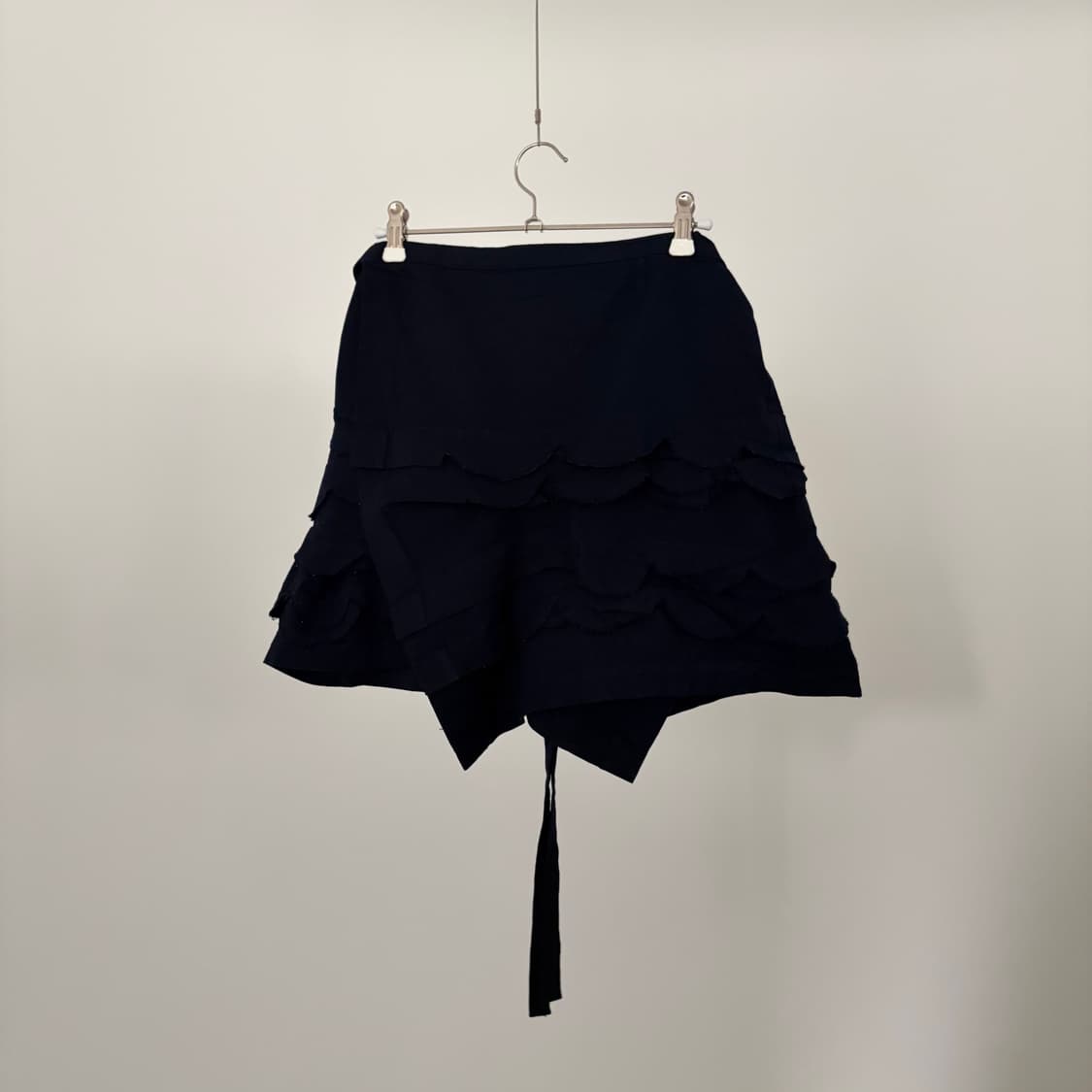 Scalloped Hem Wrap Skirt 상품이미지4