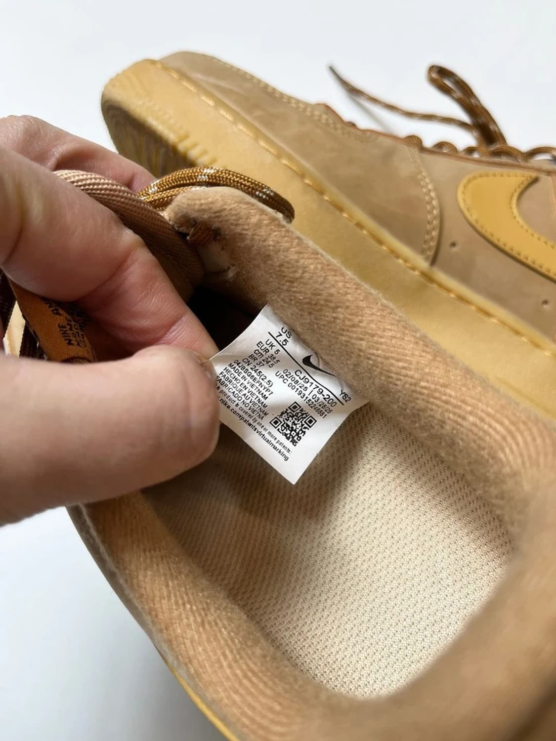 나이키 플랙스 된장 에어포스 스니커즈 Q1309 상품이미지7