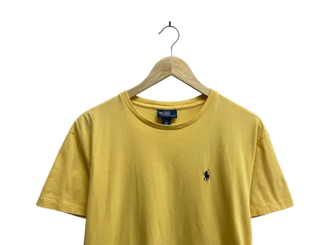 폴로 랄프로렌 머스터드 라운드 티셔츠 S 상품이미지2