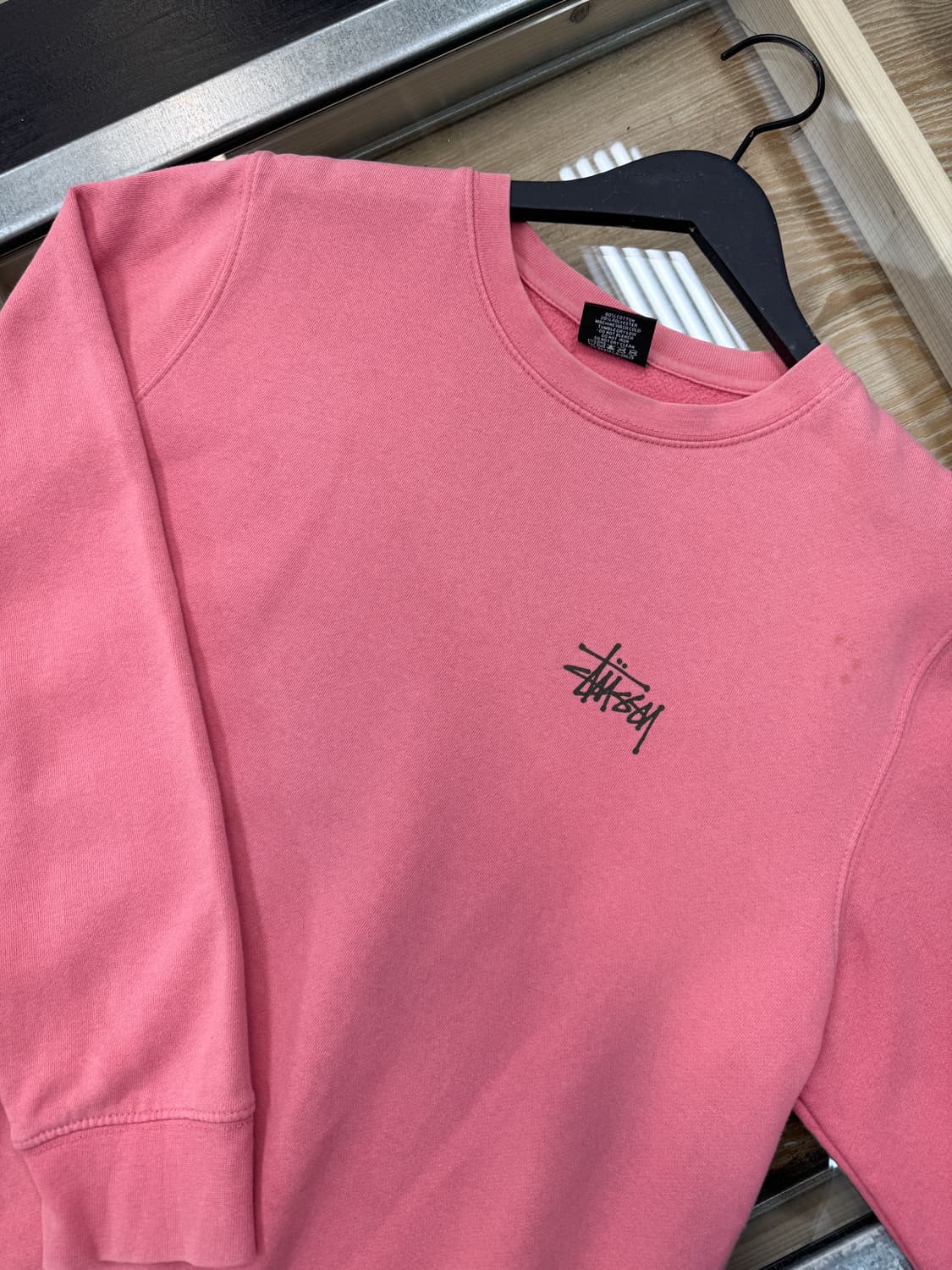 스투시 빅 스탁 로고 크루넥 상품이미지4