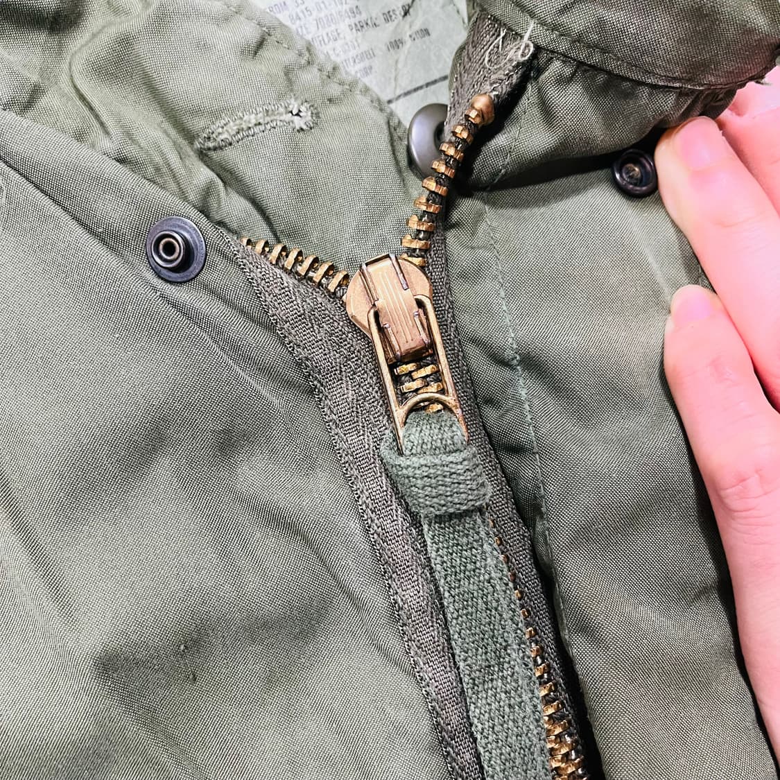 M-65 미군 피쉬테일 개파카 (S) 상품이미지6