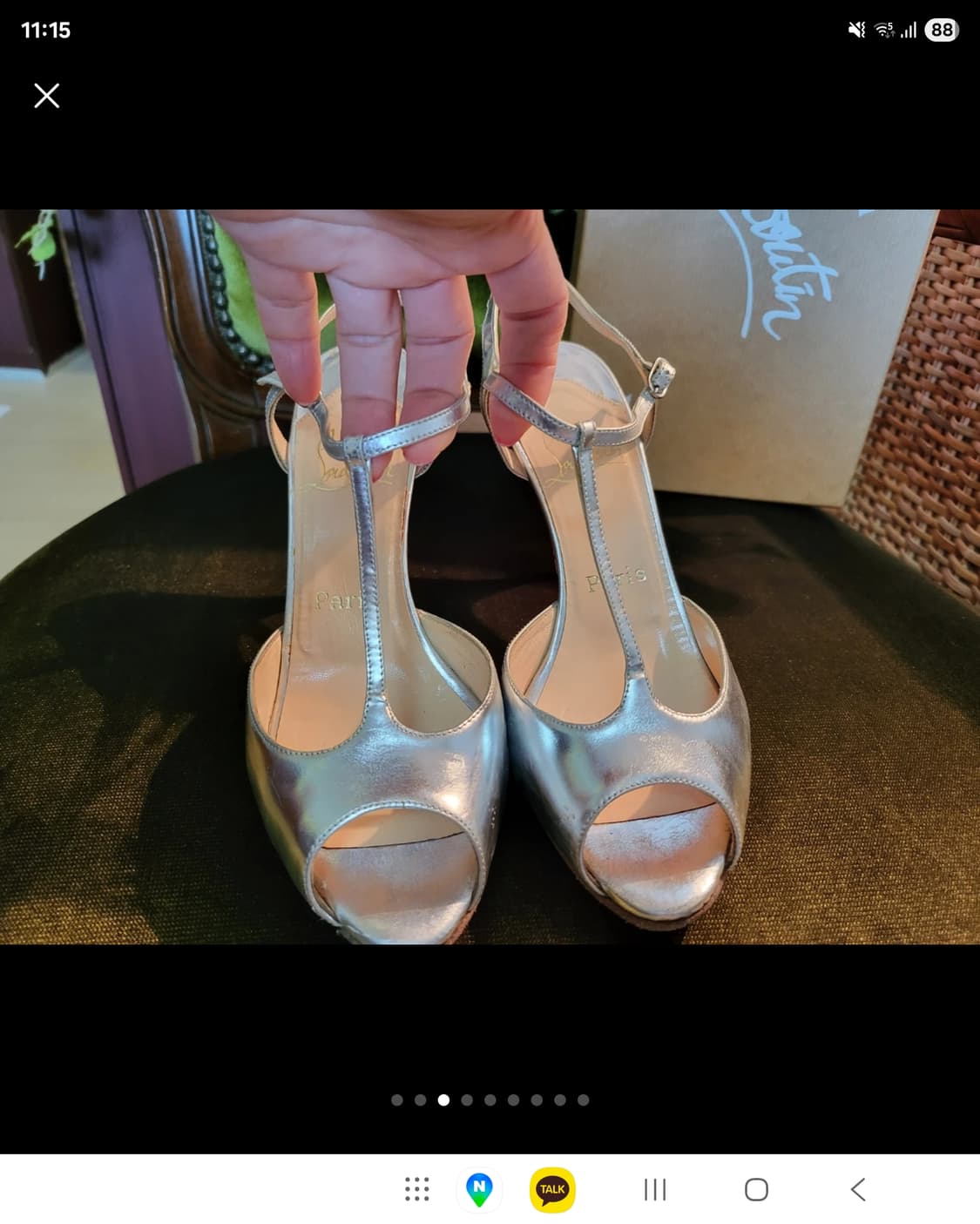 크리스챤 루부탱 T 스트랩 하이힐 샌들 에르네스타 상품이미지3