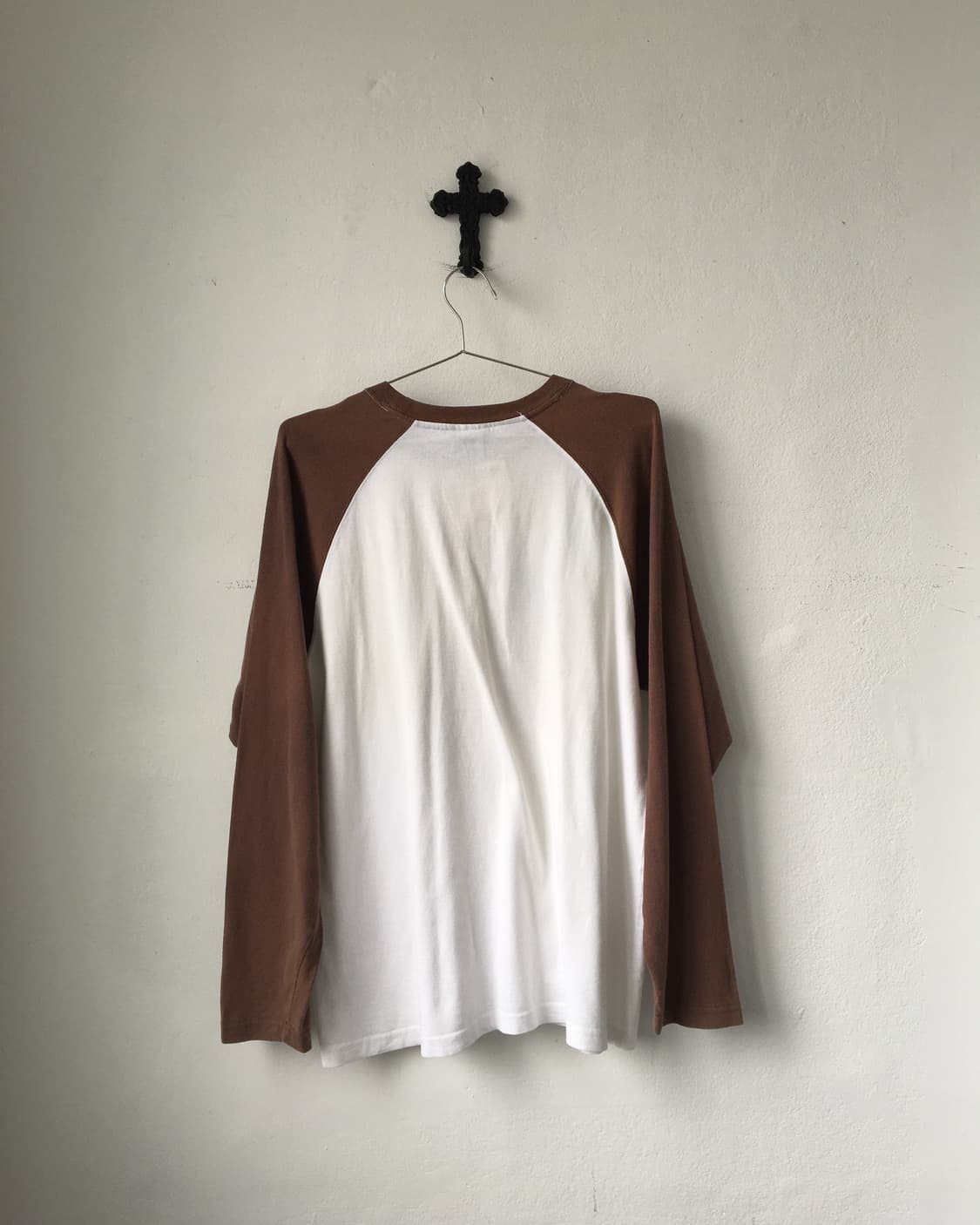 Skull printing raglan sleeve 상품이미지2