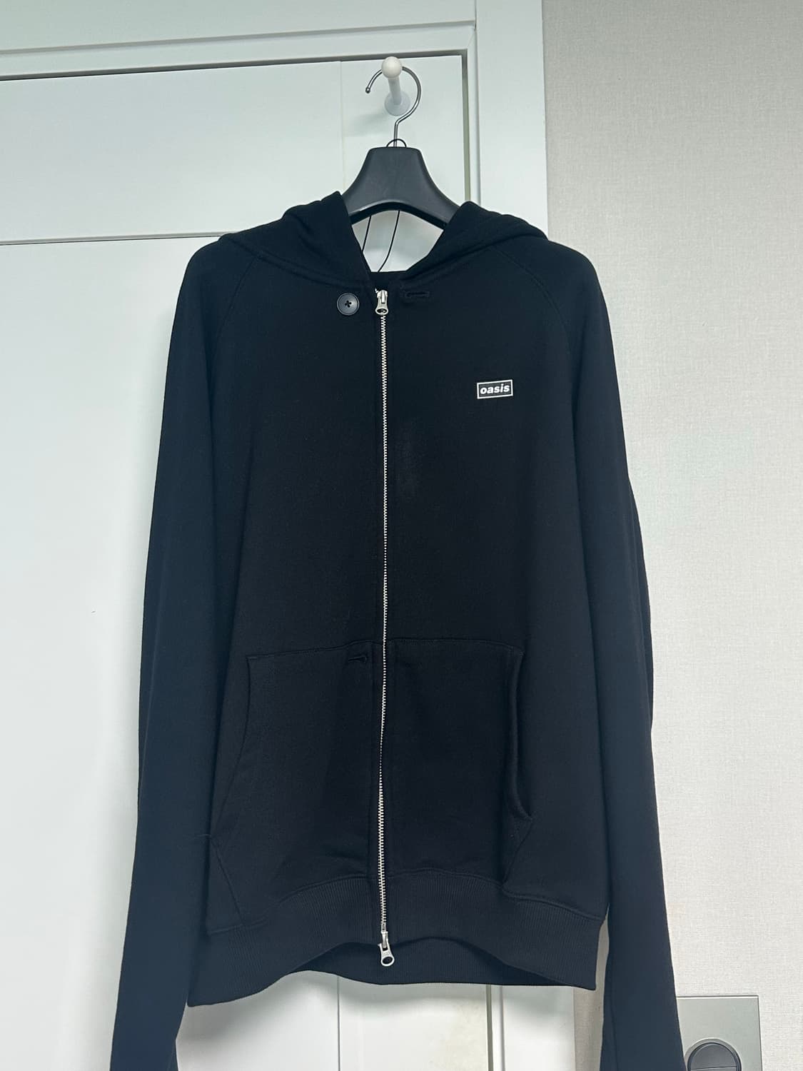 산산기어X오아시스 후디 집업 블랙 상품이미지4