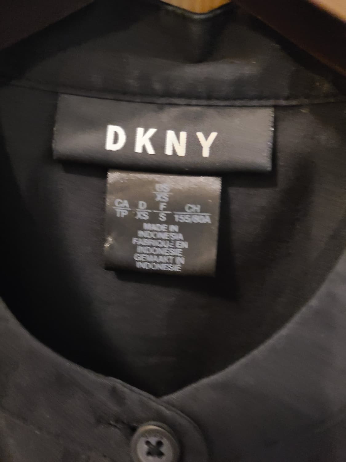 DKNY 코튼 스트랩 벨트 셔츠 원피스 (다크네이비) 상품이미지10