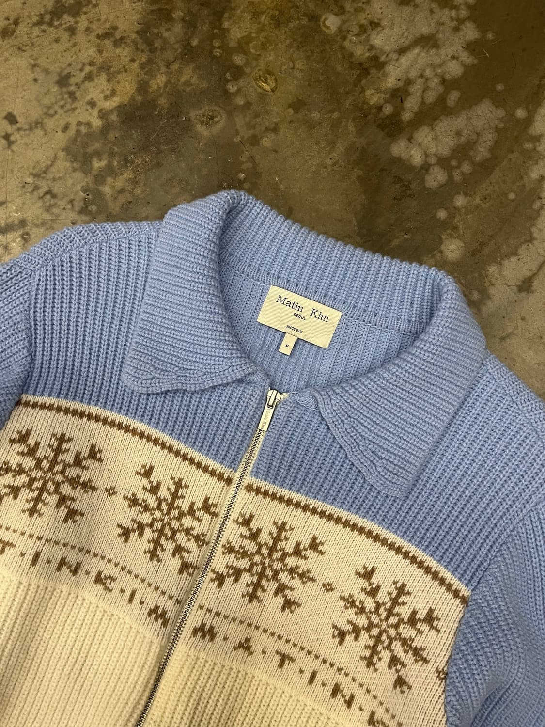 마뗑킴 니트집업 F  상품이미지2