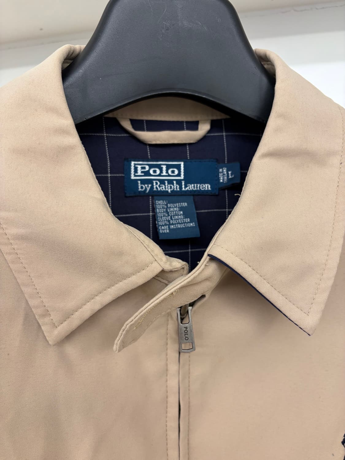 [L]  폴로 랄프로렌 베이지색 블루종 자켓 상품이미지2