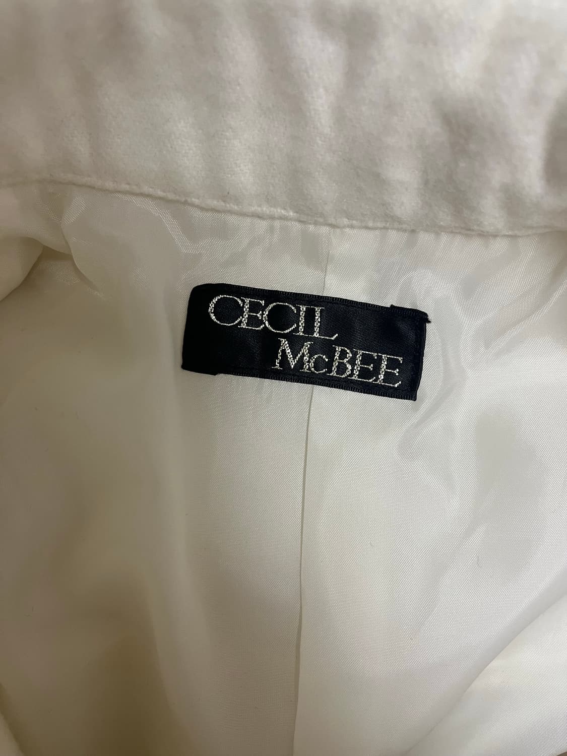 세실맥비 달천깔 히메갸루 화이트 코트 상품이미지5