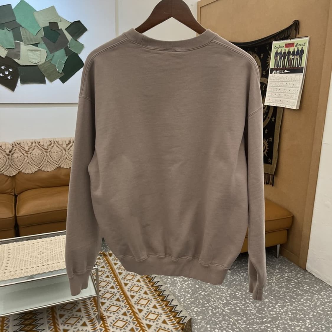 나이키 NRG 빈티지 캐주얼 라떼 브라운 맨투맨 L C10949 상품이미지4