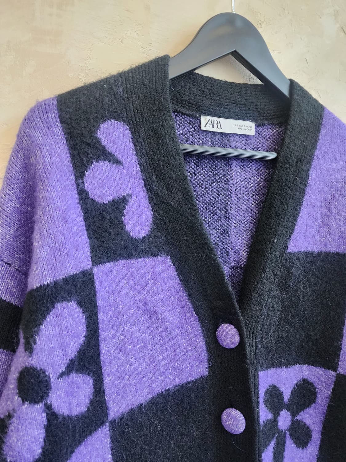 자라 플라워 패턴 가디건 상품이미지2