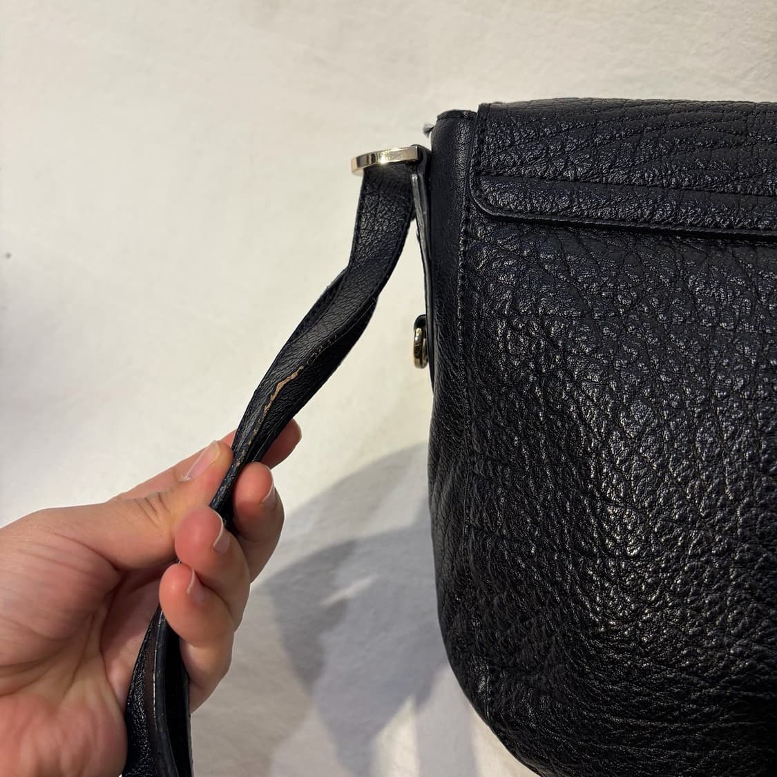 멀버리 락스몰 블랙 레더 크로스백 가방 상품이미지4