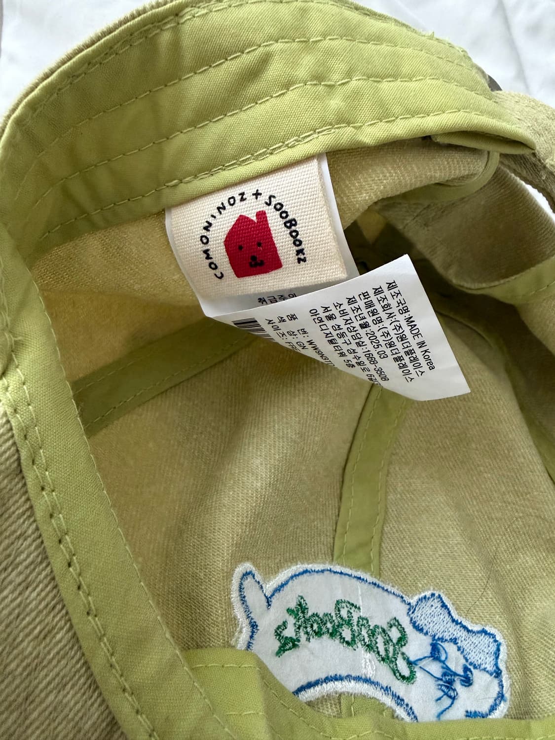 꼬모니노즈 캡 모자 상품이미지3