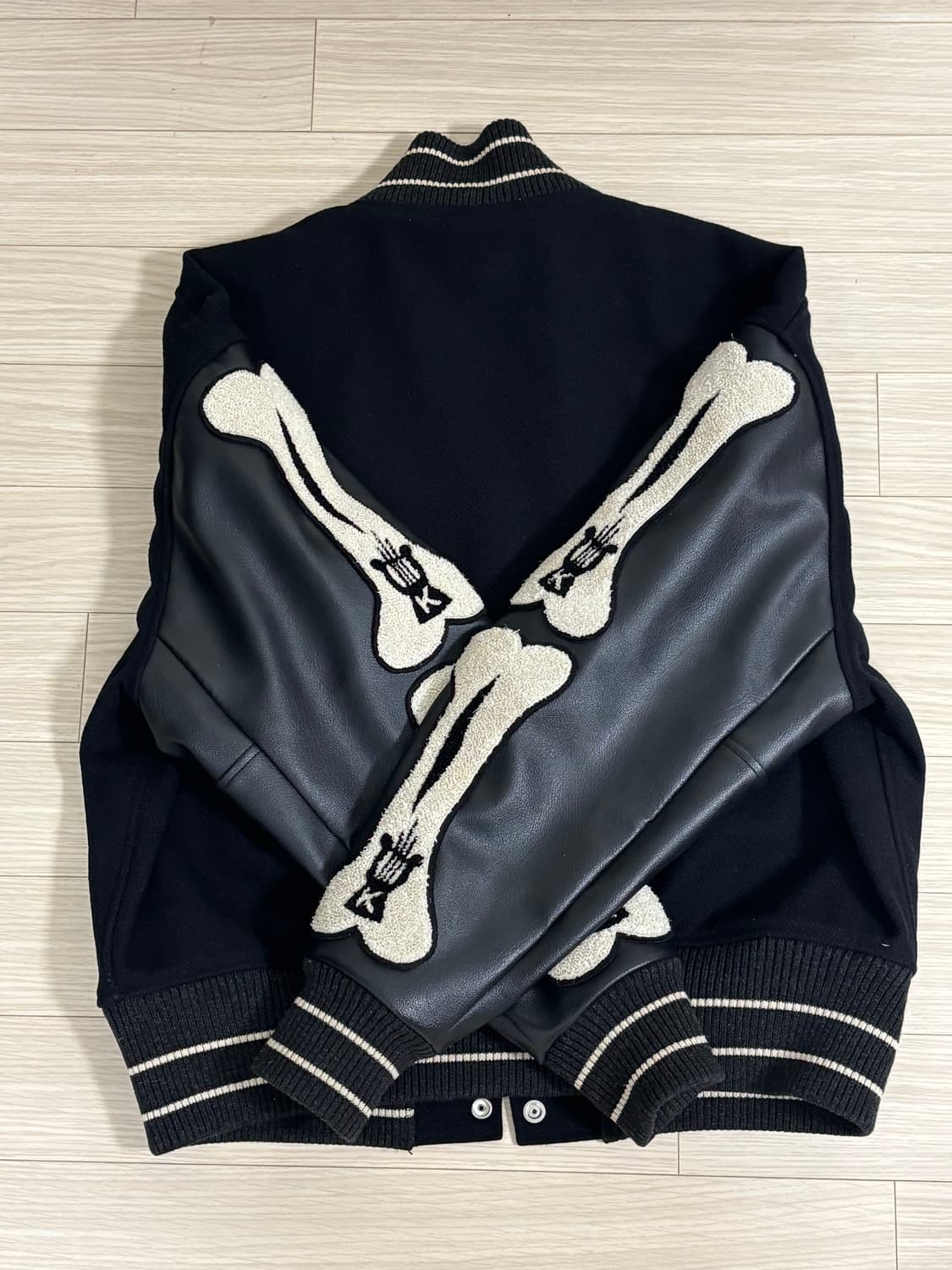 Kapital 캐피탈 울 아이파이브 바시티 자켓 블랙 상품이미지3