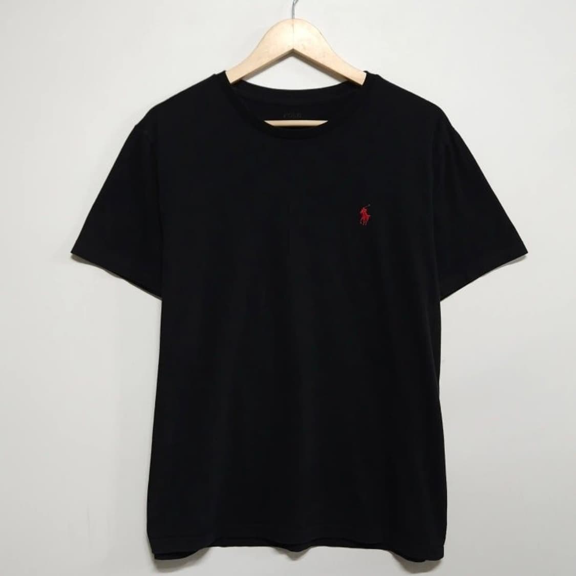 100 POLO 폴로 랄프로렌 반팔티 크루넥 블랙 상품이미지1