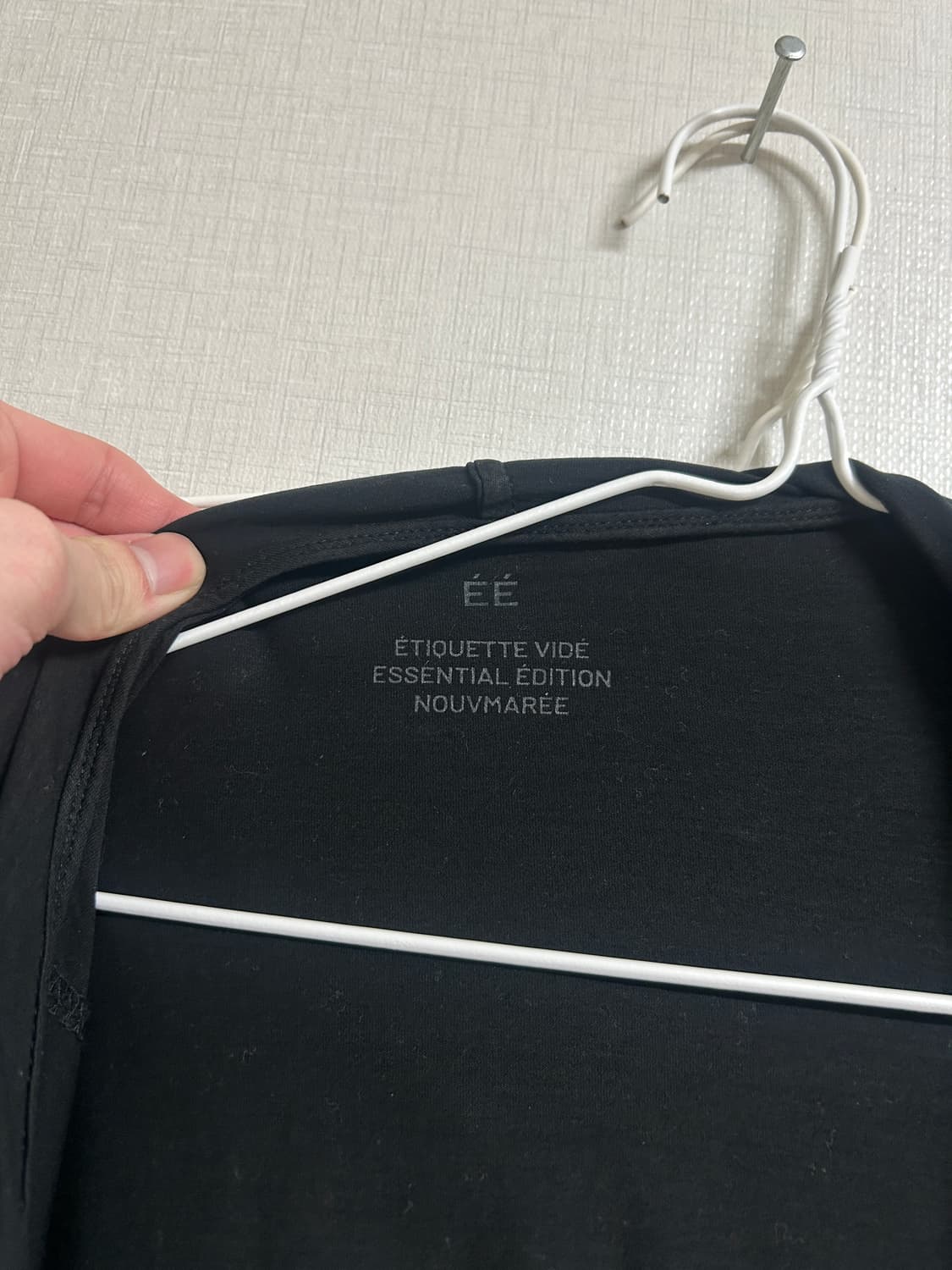 누마레 ee 커브드 후드집업 블랙L 상품이미지3