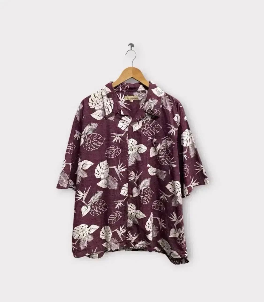 오픈 카라 하와이안 셔츠 3XL-4XL 상품이미지1