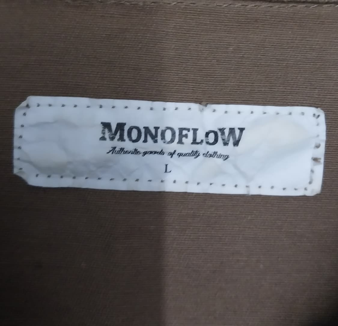 모노플로우 헤링본 바이커 셔츠자켓 L 상품이미지5