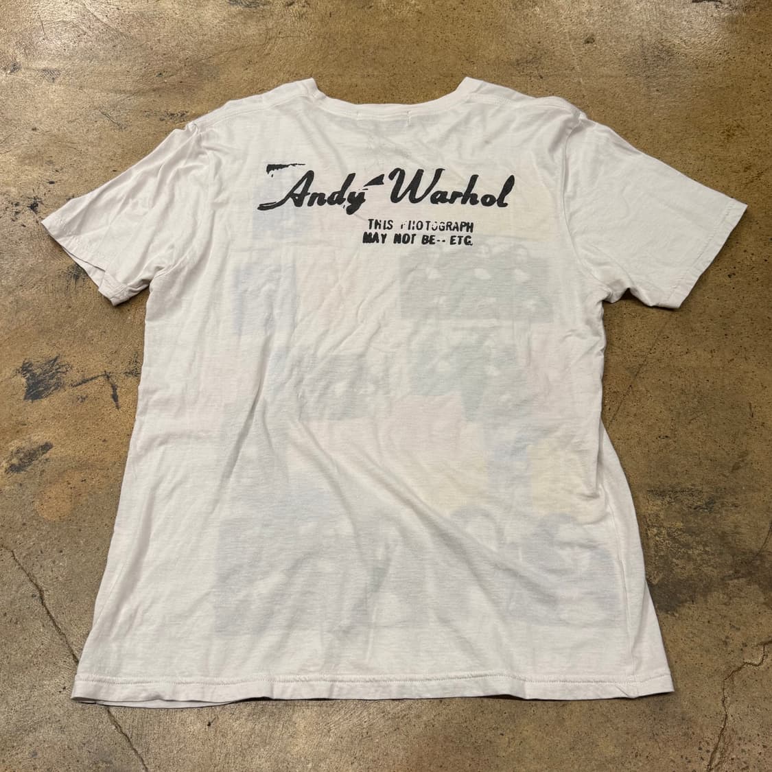 히스테릭글래머 모나리자 화이트 반팔 티셔츠 상품이미지3