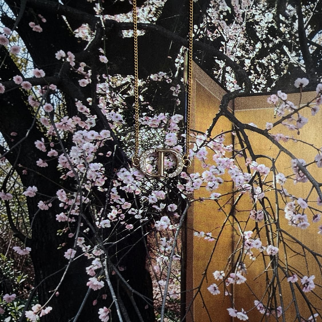 디올 CD 크리스찬 디올 큐빅 목걸이 상품이미지1