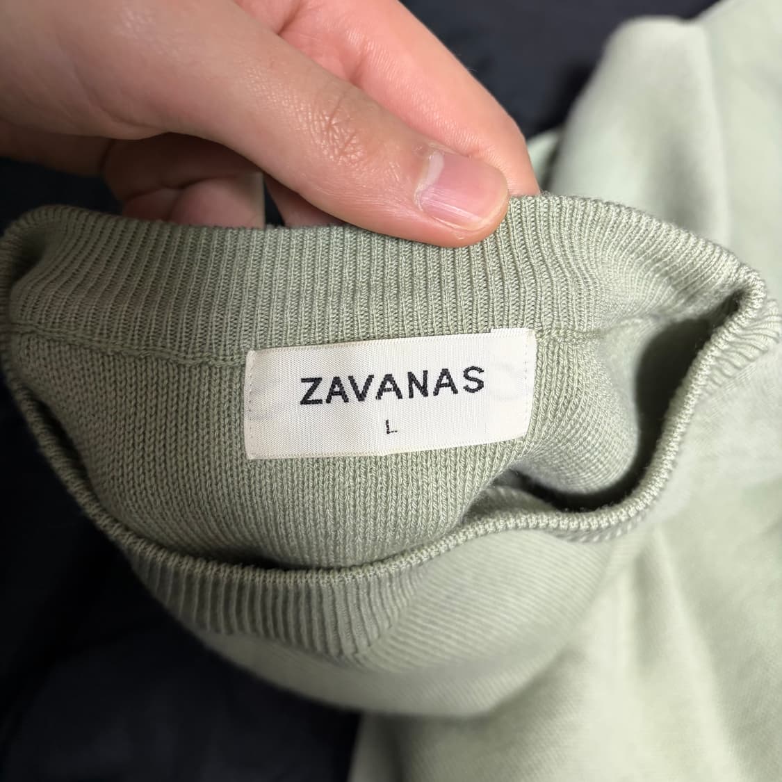 자바나스 울캐시 니트 L 상품이미지3