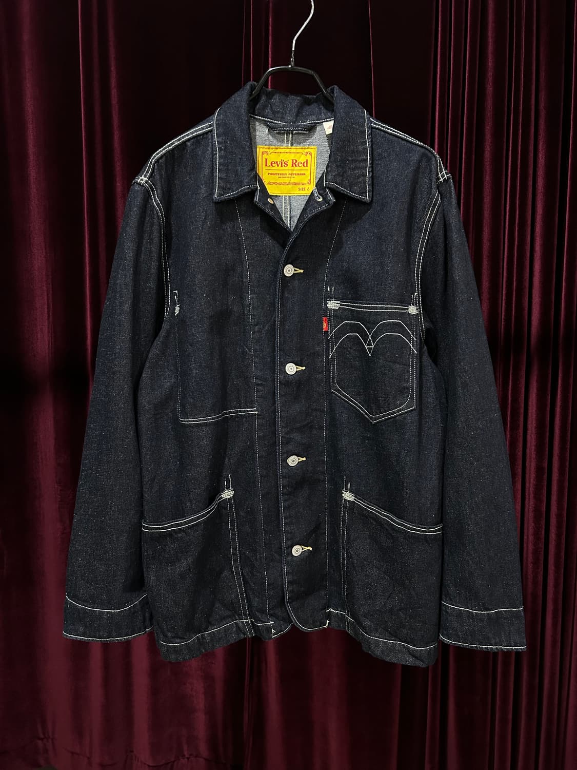  LEVI'S RED denim coverall jacket 상품이미지1