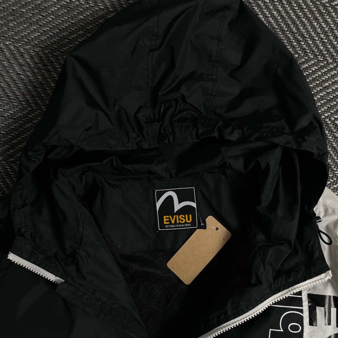 에비수 빅로고 배색 경량 바람막이 자켓y 4496 상품이미지6
