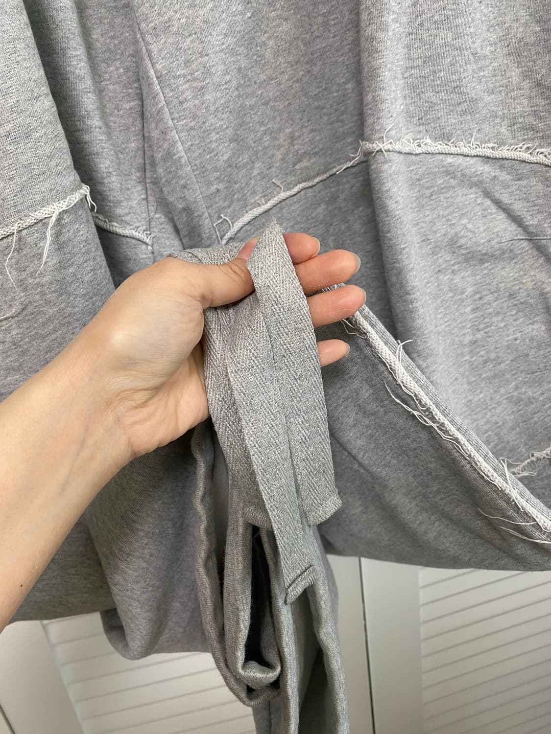 배드블러드 로 엣지 컨벡스 조거 그레이 M 상품이미지5