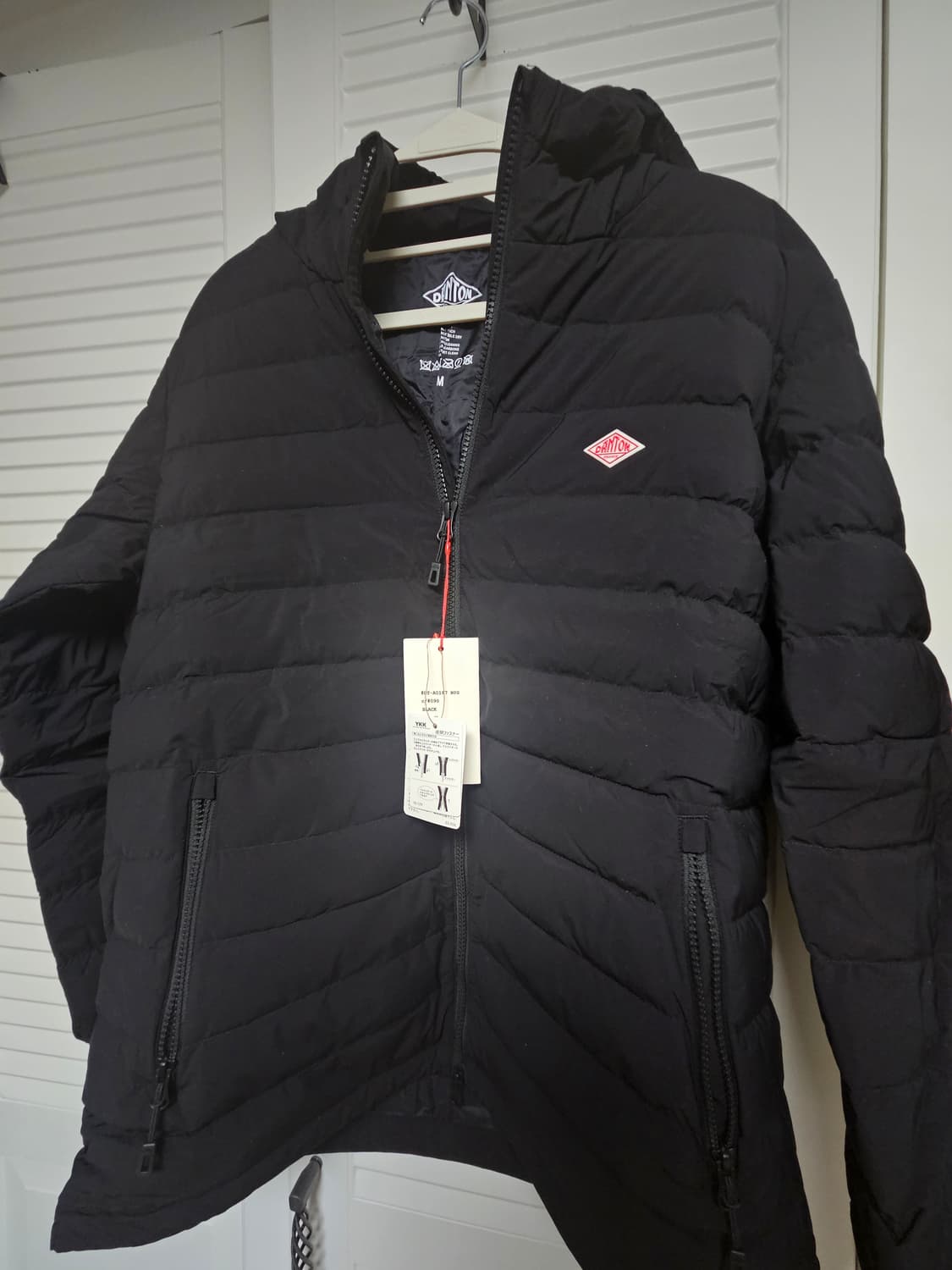 단톤 미들다운 후드 자켓 블랙 M 상품이미지1