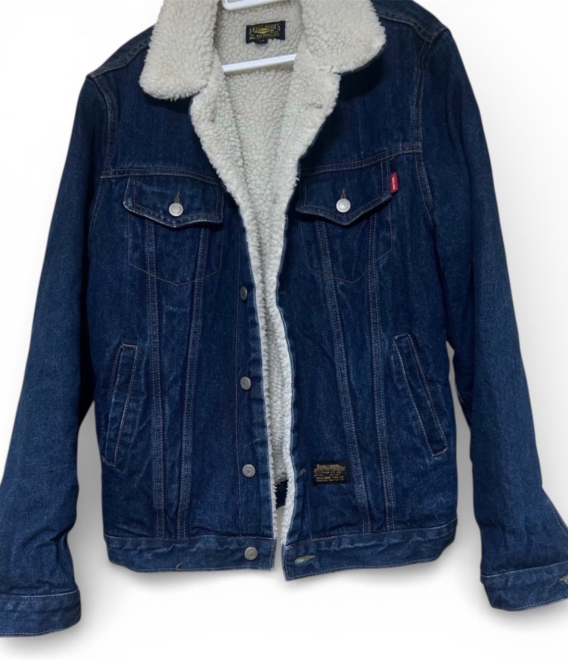 빈티지 데님 쉐르파 자켓 상품이미지1