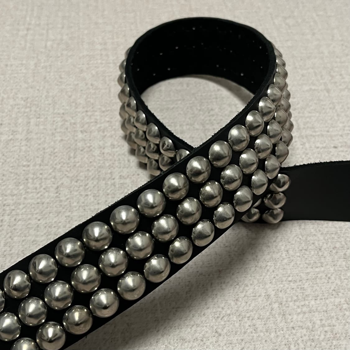 Studded Leather belt 상품이미지4