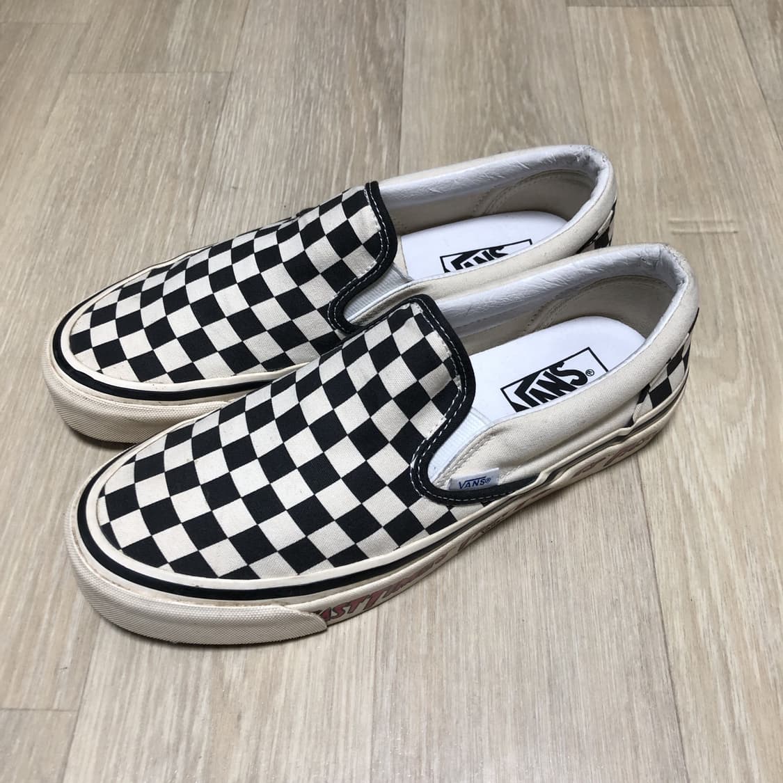 (260) 반스 VANS 애너하임 X 패스트 타임 체커보드 슬립온 상품이미지10