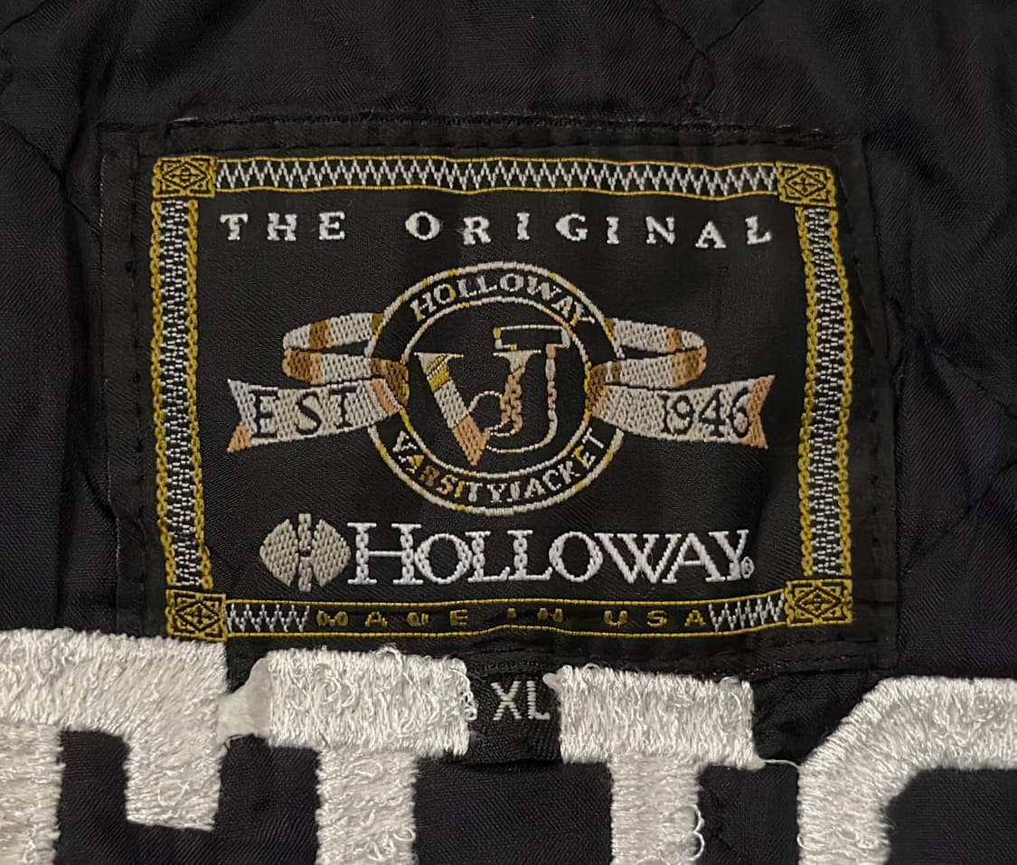 [할로웨이] 90s USA 딥퍼플 바시티 자켓 (XL/오버핏) 상품이미지7