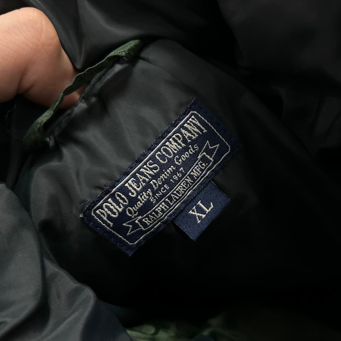 폴로 성조기 빅로고 덕다운 패딩(XL) 상품이미지6