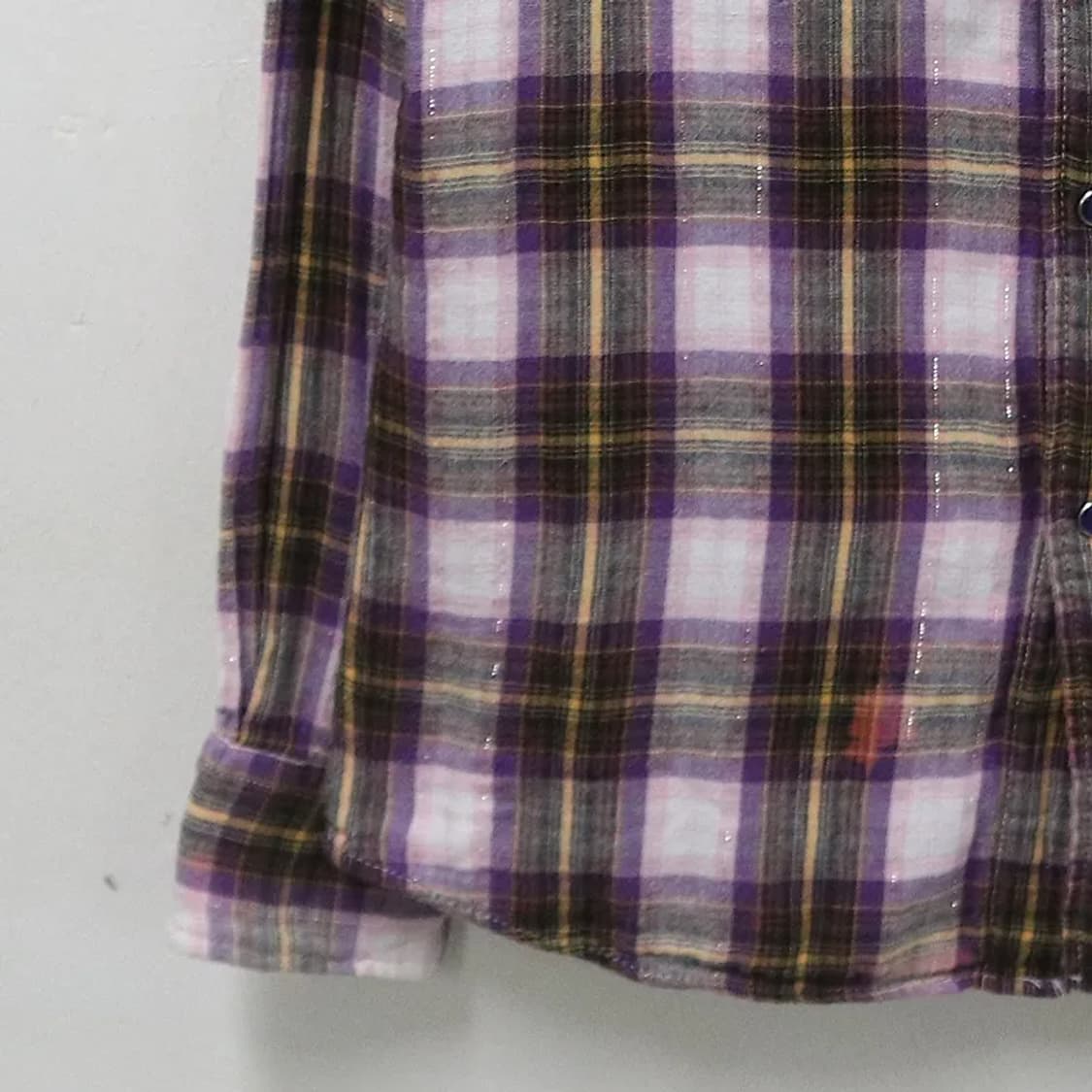 NAVER SEEN THING 체크 셔츠 63739 상품이미지4